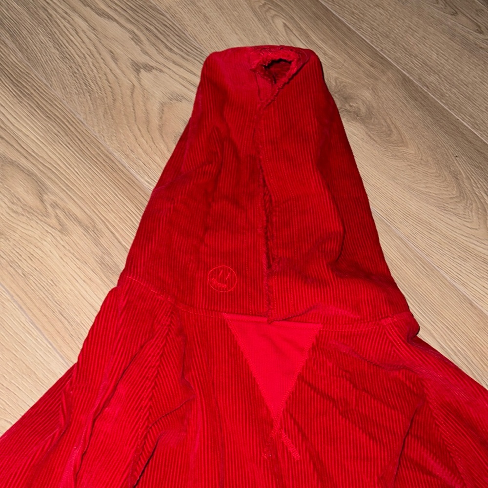 Red drew house corduroy sweatshirt